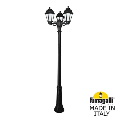Садово-парковый фонарь FUMAGALLI RICU BISSO/SABA 3L K22.157.S30.AYE27 — Fumagalli