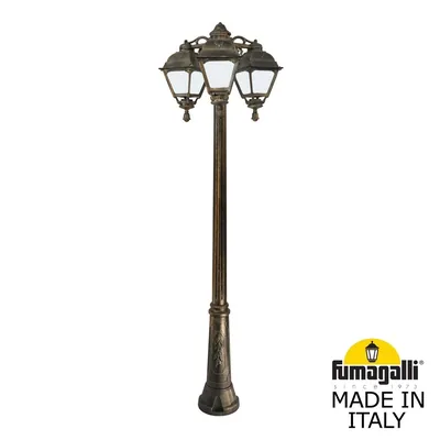 Садово-парковый фонарь FUMAGALLI RICU BISSO/CEFA 3L DN U23.157.S30.BYE27DN — Fumagalli