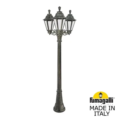 Садово-парковый фонарь FUMAGALLI ARTU BISSO/RUT 3L E26.158.S30.BXE27 — Fumagalli