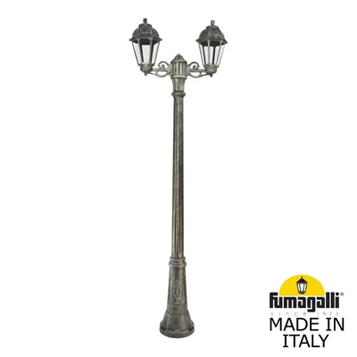 Садово-парковый фонарь FUMAGALLI GIGI BISSO/SABA 2L K22.156.S20.BXE27 — Fumagalli