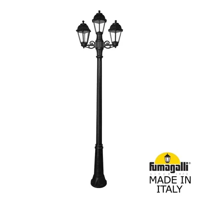 Садово-парковый фонарь FUMAGALLI RICU BISSO/SABA 2+1 K22.157.S21.AXE27 — Fumagalli