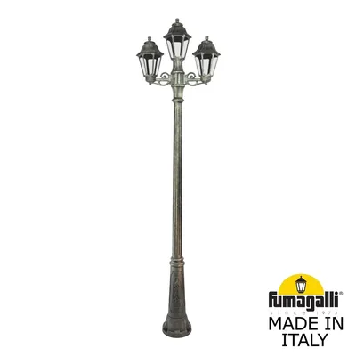 Садово-парковый фонарь FUMAGALLI RICU BISSO/ANNA 2+1 E22.157.S21.BXE27 — Fumagalli