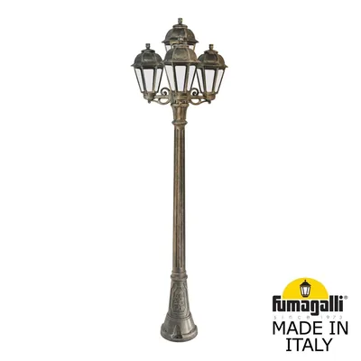 Садово-парковый фонарь FUMAGALLI ARTU BISSO/SABA 3+1 K22.158.S31.BXE27 — Fumagalli
