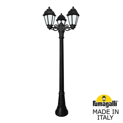 Садово-парковый фонарь FUMAGALLI ARTU BISSO/SABA 3L K22.158.S30.AYE27 — Fumagalli
