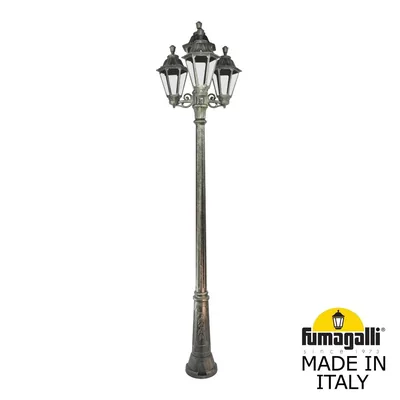 Садово-парковый фонарь FUMAGALLI RICU BISSO/RUT 3+1 E26.157.S31.BXE27 — Fumagalli