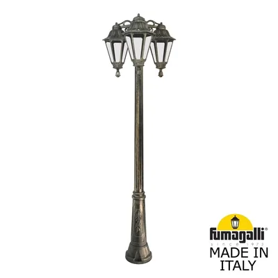Садово-парковый фонарь FUMAGALLI RICU BISSO/RUT 3L DN E26.157.S30.BXE27DN — Fumagalli