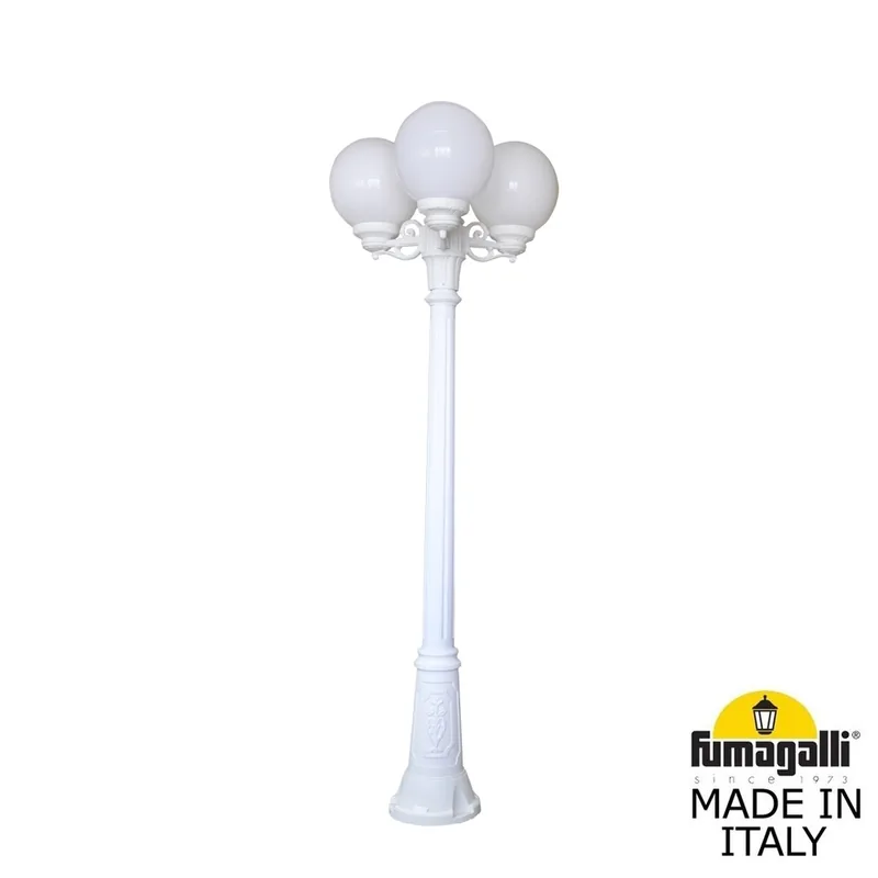 Садово-парковый фонарь FUMAGALLI ARTU BISSO/G250 3L G25.158.S30.WYE27 — уличный светильник Fumagalli