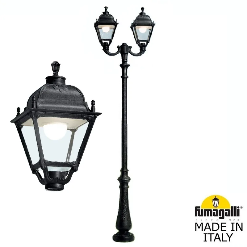 Парковый фонарь FUMAGALLI NEBO OFIR/SIMON 2L  U33.202.R20.AXH27 — уличный светильник Fumagalli