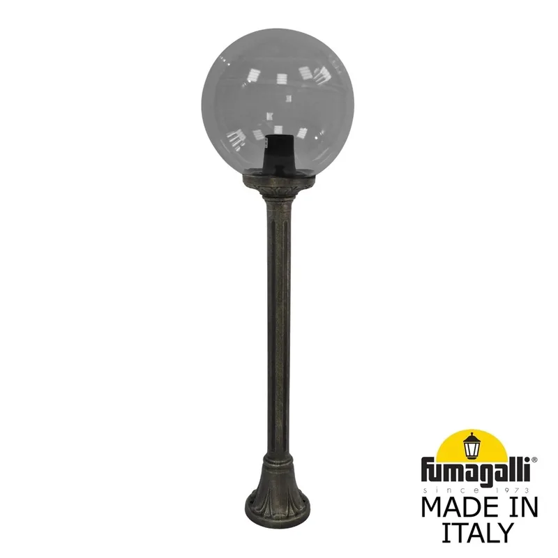 Садовый светильник-столбик FUMAGALLI MIZAR.R/G300 G30.151.000.BZE27 — уличный светильник Fumagalli