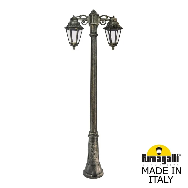 Садово-парковый фонарь FUMAGALLI GIGI BISSO/ANNA 2L DN E22.156.S20.BXE27DN — уличный светильник Fumagalli