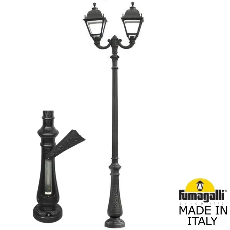 Парковый фонарь FUMAGALLI NEBO OFIR/SIMON 2L  U33.202.R20.AYH27 — уличный светильник Fumagalli