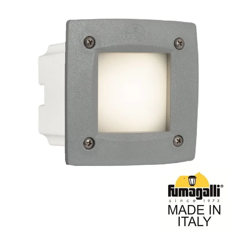 Светильник для подсветки лестниц встраиваемый FUMAGALLI LETI 100 Square 3C1.000.000.LYG1L — уличный светильник Fumagalli
