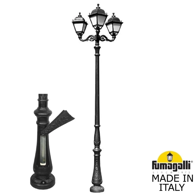 Парковый фонарь FUMAGALLI TABOR ADAM/SIMON 2L  U33.205.M30.AYH27 — уличный светильник Fumagalli