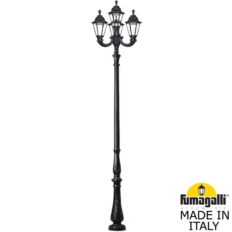 Парковый фонарь FUMAGALLI TABOR OFIR/RUT 3L+1 E26.205.R31.AXE27 — уличный светильник Fumagalli