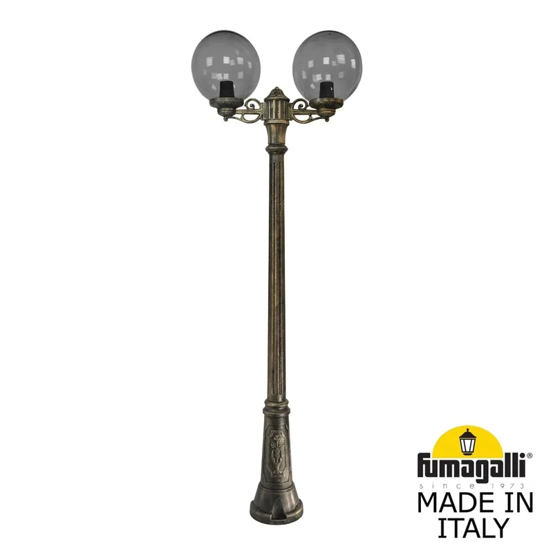 Садово-парковый фонарь FUMAGALLI GIGI BISSO/G300 2L G30.156.S20.BZE27 — уличный светильник Fumagalli