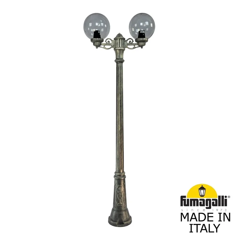 Садово-парковый фонарь FUMAGALLI GIGI BISSO/G250 2L G25.156.S20.BZE27 — уличный светильник Fumagalli