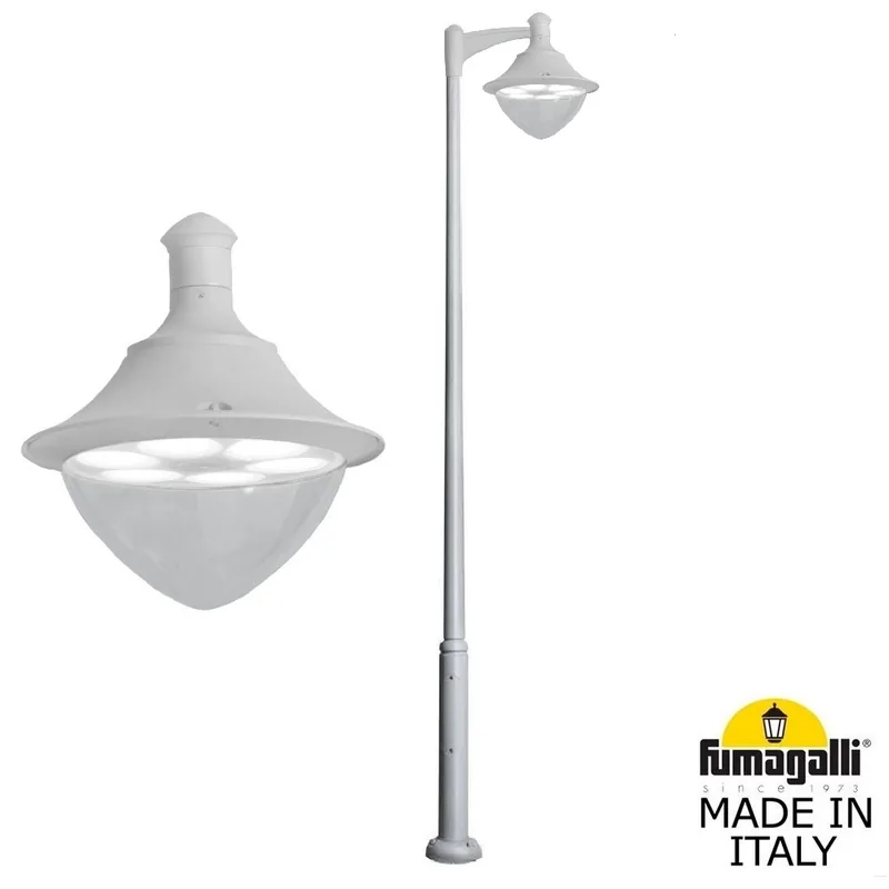Парковый фонарь  FUMAGALLI EKTOR 4000/MIDIPILAR/VIVI 1L LED-HIP V50.372.A10.LXD6L — уличный светильник Fumagalli