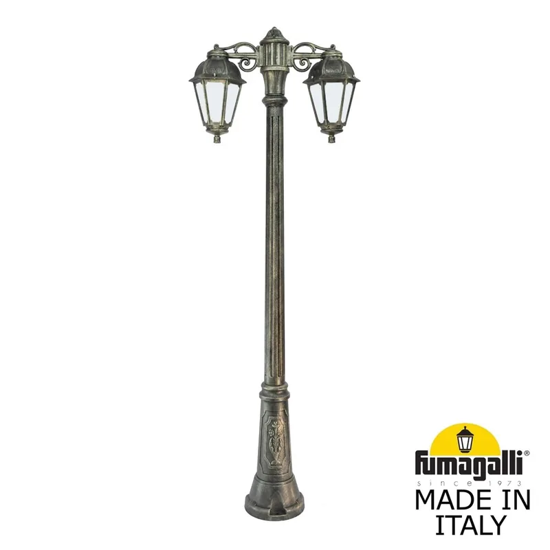 Садово-парковый фонарь FUMAGALLI GIGI BISSO/SABA 2L DN K22.156.S20.BYE27DN — уличный светильник Fumagalli