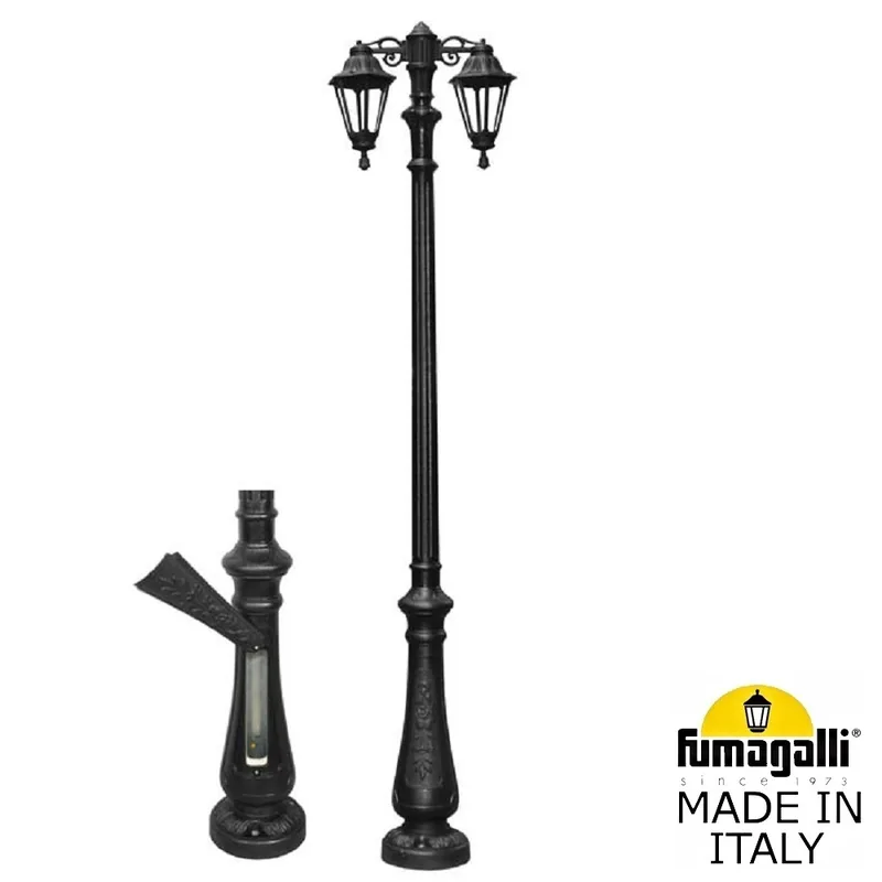 Парковый фонарь FUMAGALLI NEBO BISSO/RUT 2L DN  E26.202.S20.AXE27 DN — уличный светильник Fumagalli