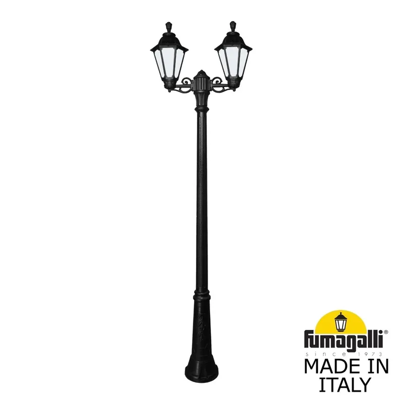 Садово-парковый фонарь FUMAGALLI RICU BISSO/RUT 2L E26.157.S20.AYE27 — уличный светильник Fumagalli