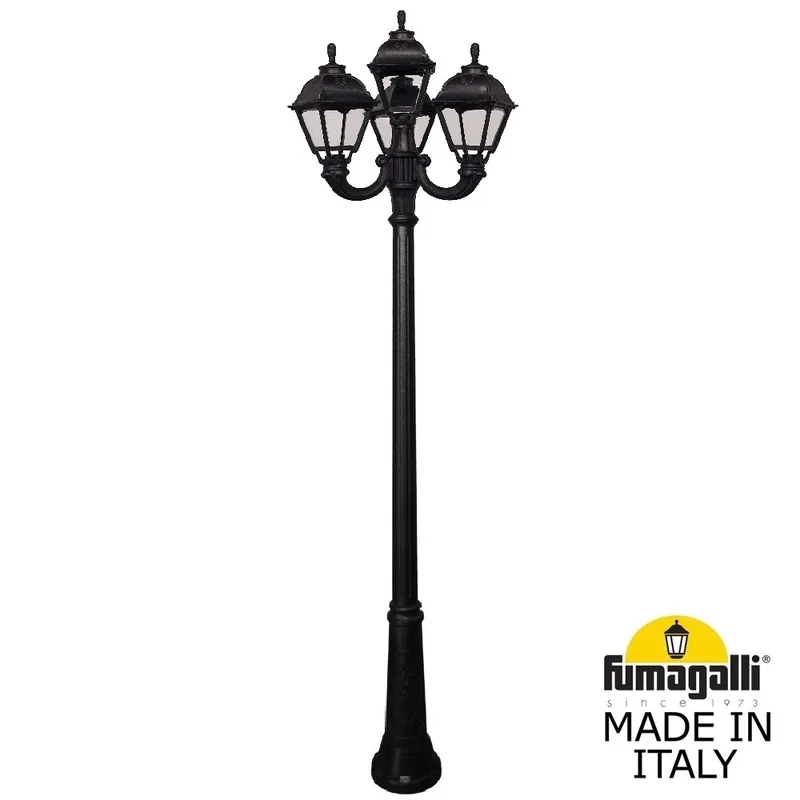 Садово-парковый фонарь FUMAGALLI RICU/OFIR/CEFA 3L+1 U23.157.R31.AXE27 — уличный светильник Fumagalli