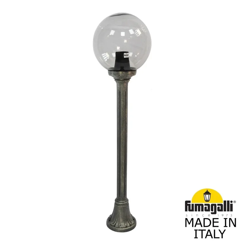 Садовый светильник-столбик FUMAGALLI MIZAR.R/G250 G25.151.000.BZE27 — уличный светильник Fumagalli