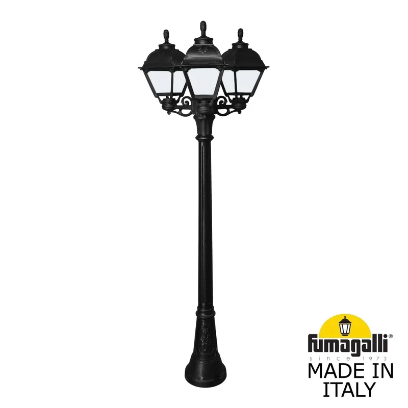 Садово-парковый фонарь FUMAGALLI ARTU BISSO/CEFA 3L U23.158.S30.AYE27 — уличный светильник Fumagalli