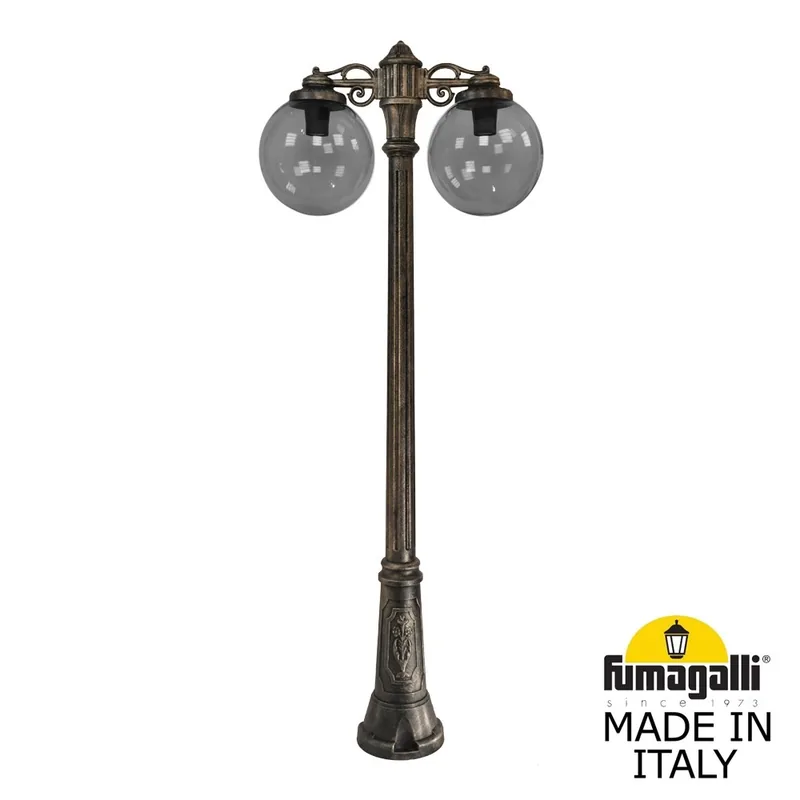 Садово-парковый фонарь FUMAGALLI GIG BISSO/G300 2L DN G30.156.S20.BZE27DN — уличный светильник Fumagalli