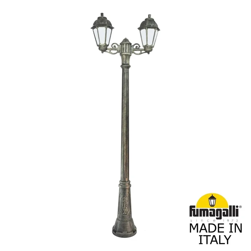 Садово-парковый фонарь FUMAGALLI GIGI BISSO/SABA 2L K22.156.S20.BYE27 — уличный светильник Fumagalli