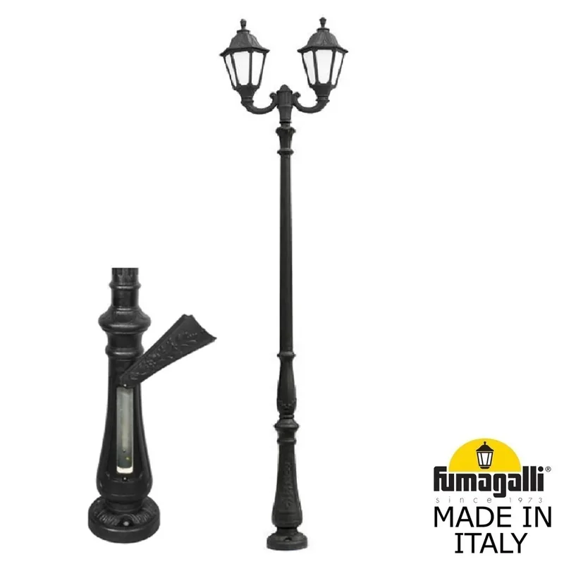 Парковый фонарь FUMAGALLI TABOR OFIR/NOEMI 2L  E35.205.R20.AYH27 — уличный светильник Fumagalli
