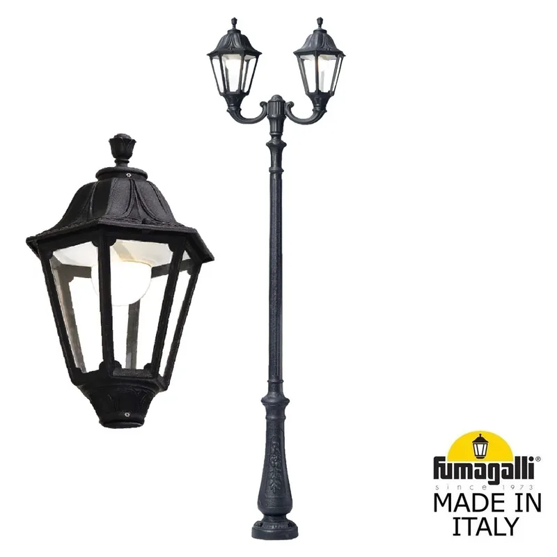 Парковый фонарь FUMAGALLI NEBO OFIR/NOEMI 2L  E35.202.R20.AXH27 — уличный светильник Fumagalli