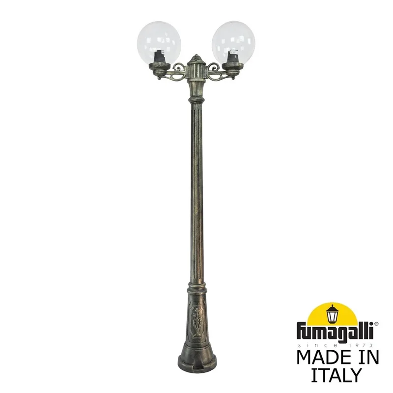 Садово-парковый фонарь FUMAGALLI GIGI BISSO/G250 2L G25.156.S20.BXE27 — уличный светильник Fumagalli