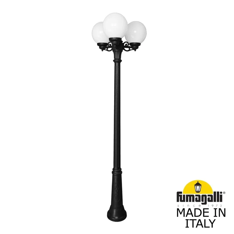 Садово-парковый фонарь FUMAGALLI RICU BISSO/G250 3L G25.157.S30.AYE27 — уличный светильник Fumagalli