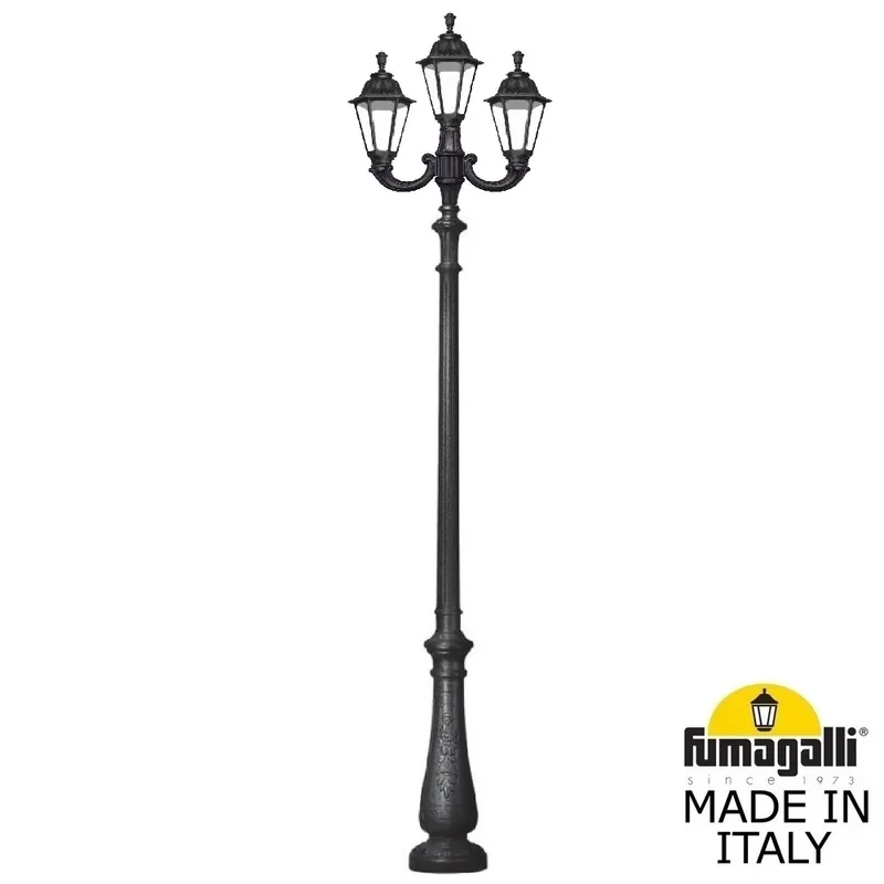Парковый фонарь FUMAGALLI NEBO OFIR/RUT 2L+1 E26.202.R21.AXE27 — уличный светильник Fumagalli
