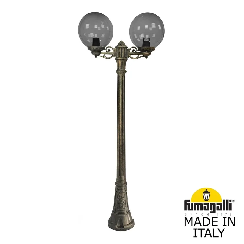 Садово-парковый фонарь FUMAGALLI ARTU BISSO/G300 2L G30.158.S20.BZE27 — уличный светильник Fumagalli