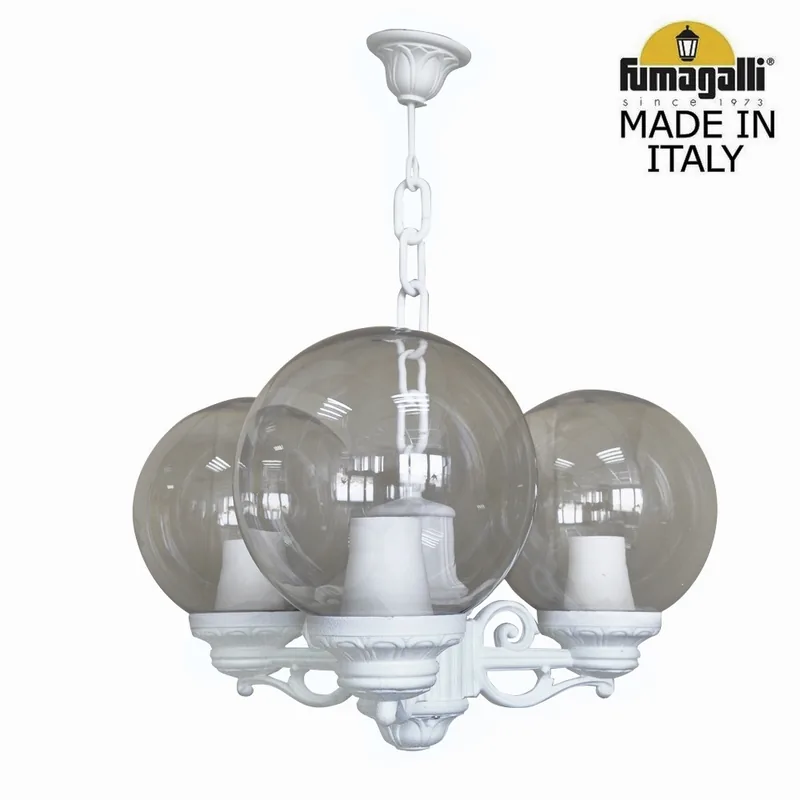 Подвесной уличный светильник FUMAGALLI SICHEM/G250 3L. G25.120.S30.WZE27 — уличный светильник Fumagalli