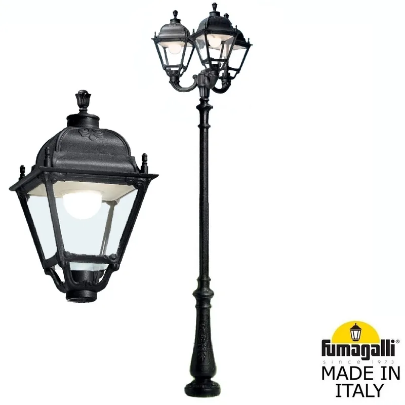 Парковый фонарь FUMAGALLI NEBO OFIR/SIMON 3L  U33.202.R30.AXH27 — уличный светильник Fumagalli