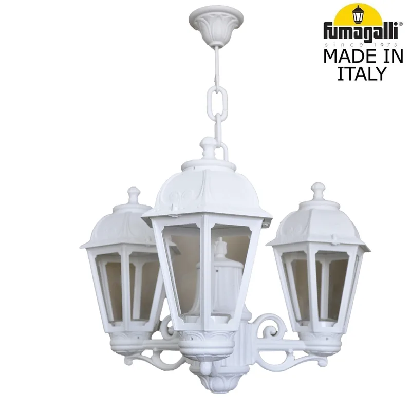 Подвесной уличный светильник FUMAGALLI SICHEM/SABA 3L K22.120.S30.WXE27 — уличный светильник Fumagalli