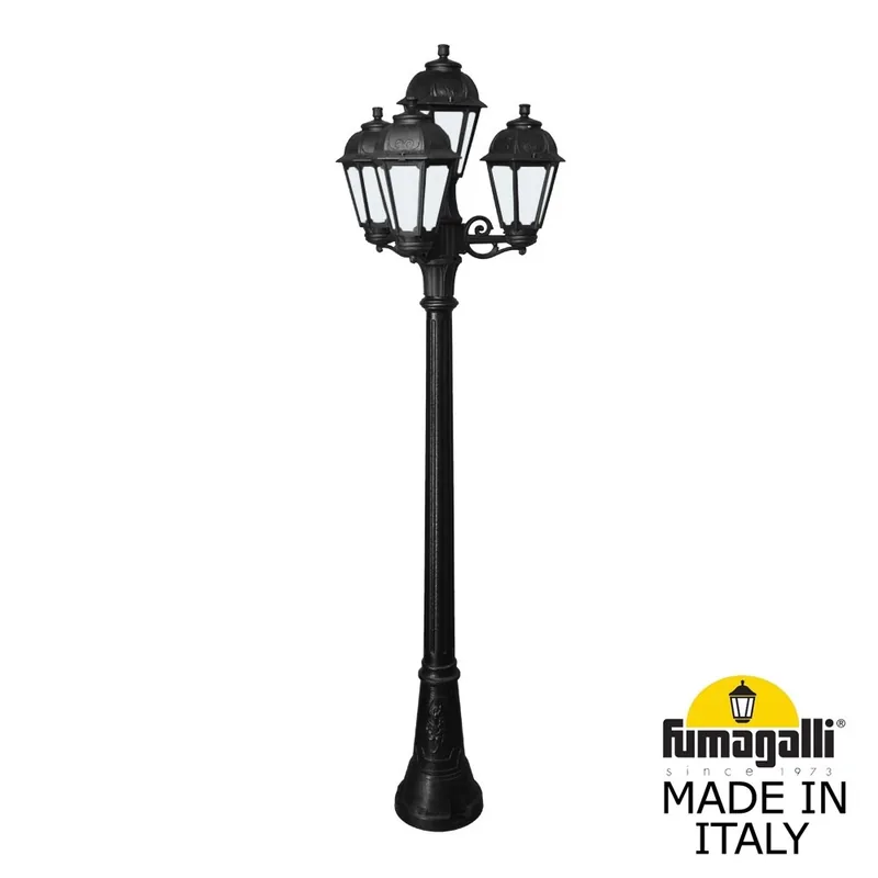 Садово-парковый фонарь FUMAGALLI ARTU BISSO/SABA 3+1 K22.158.S31.AYE27 — уличный светильник Fumagalli