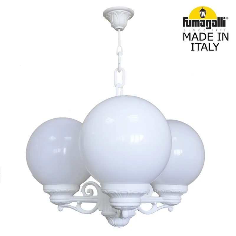 Подвесной уличный светильник FUMAGALLI SICHEM/G250 3L. G25.120.S30.WYE27 — уличный светильник Fumagalli