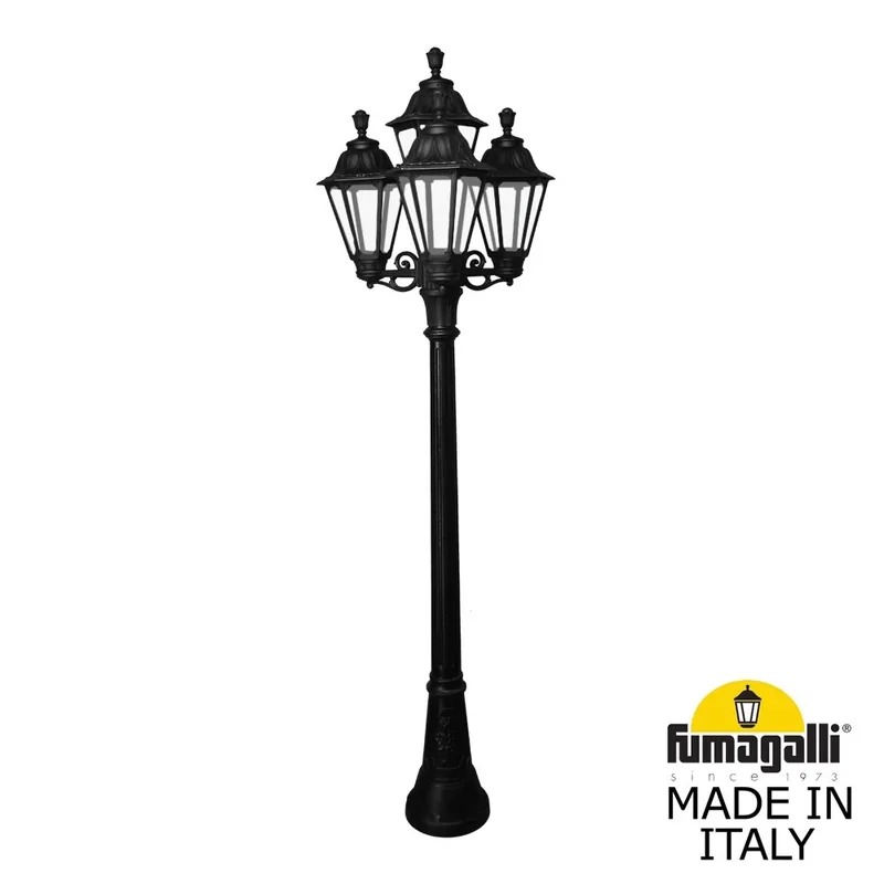 Садово-парковый фонарь FUMAGALLI ARTU BISSO/RUT 3+1 E26.158.S31.AXE27 — уличный светильник Fumagalli