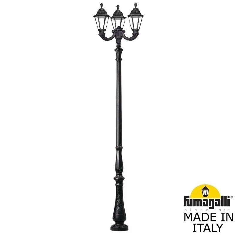 Парковый фонарь FUMAGALLI TABOR OFIR/RUT 3L  E26.205.R30.AXE27 — уличный светильник Fumagalli