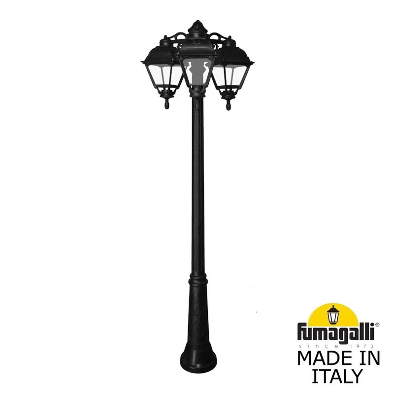 Садово-парковый фонарь FUMAGALLI RICU BISSO/CEFA 3L DN U23.157.S30.AXE27DN — уличный светильник Fumagalli
