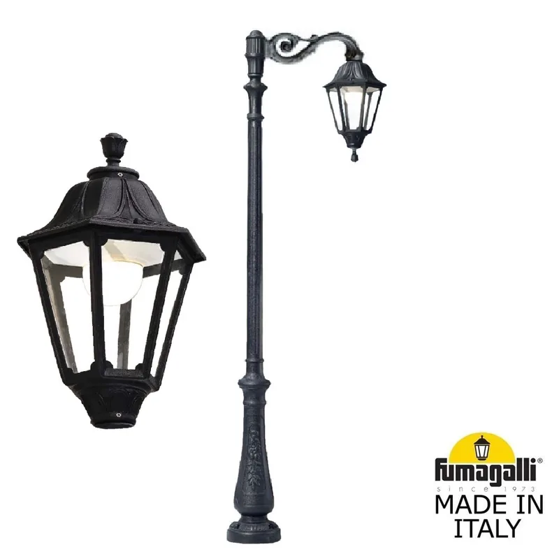 Парковый фонарь FUMAGALLI NEBO ADAM/NOEMI 1L  E35.202.M10.AXH27 — уличный светильник Fumagalli