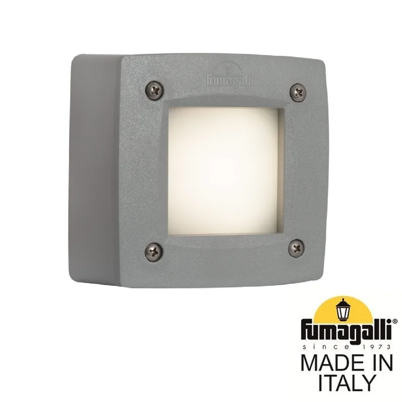 Светильник для подсветки лестниц накладной FUMAGALLI EXTRALETI 100 Square 3S1.000.000.LYG1L — уличный светильник Fumagalli
