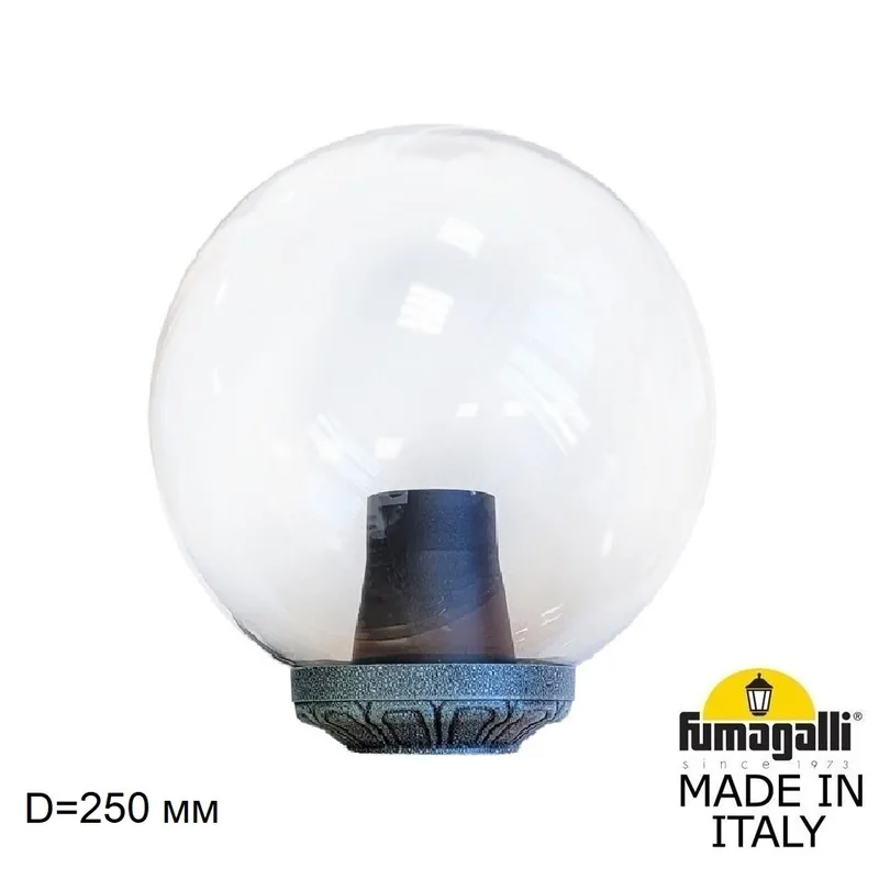 Уличный фонарь на столб FUMAGALLI GLOBE 250 Classic G25.B25.000.VXE27 — уличный светильник Fumagalli