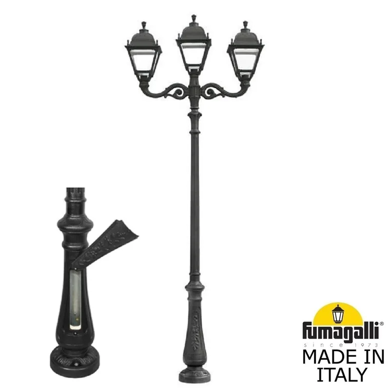 Парковый фонарь FUMAGALLI NEBO ADAM/SIMON 2L+1  U33.202.M21.AYH27 — уличный светильник Fumagalli