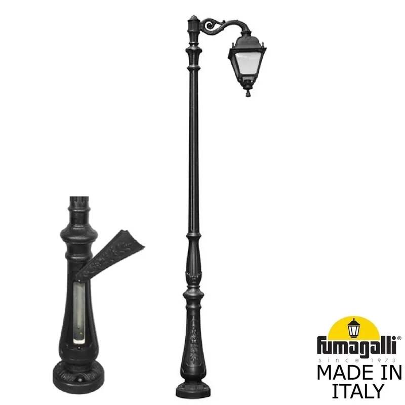 Парковый фонарь FUMAGALLI TABOR ADAM/SIMON 1L  U33.205.M10.AXH27 — уличный светильник Fumagalli