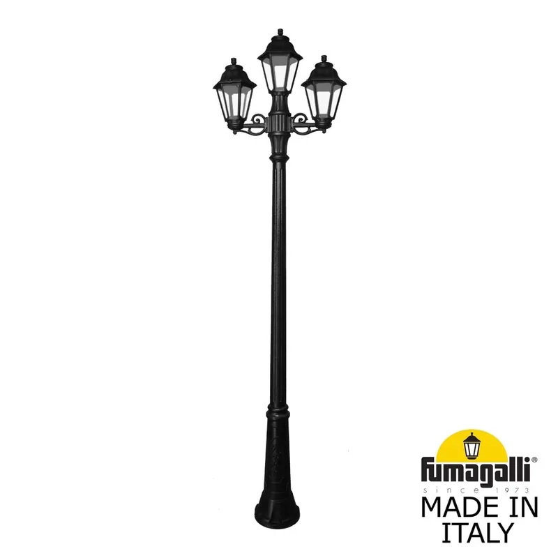 Садово-парковый фонарь FUMAGALLI RICU BISSO/ANNA 2+1. E22.157.S21.AXE27 — уличный светильник Fumagalli
