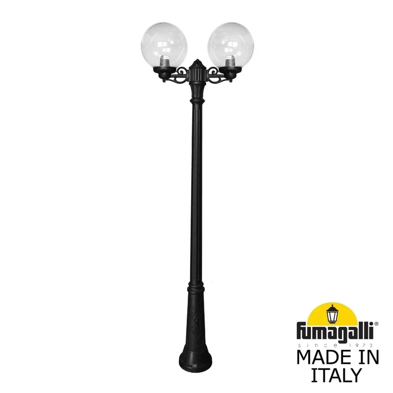 Садово-парковый фонарь FUMAGALLI RICU BISSO/G300 2L G30.157.S20.AXE27 — уличный светильник Fumagalli